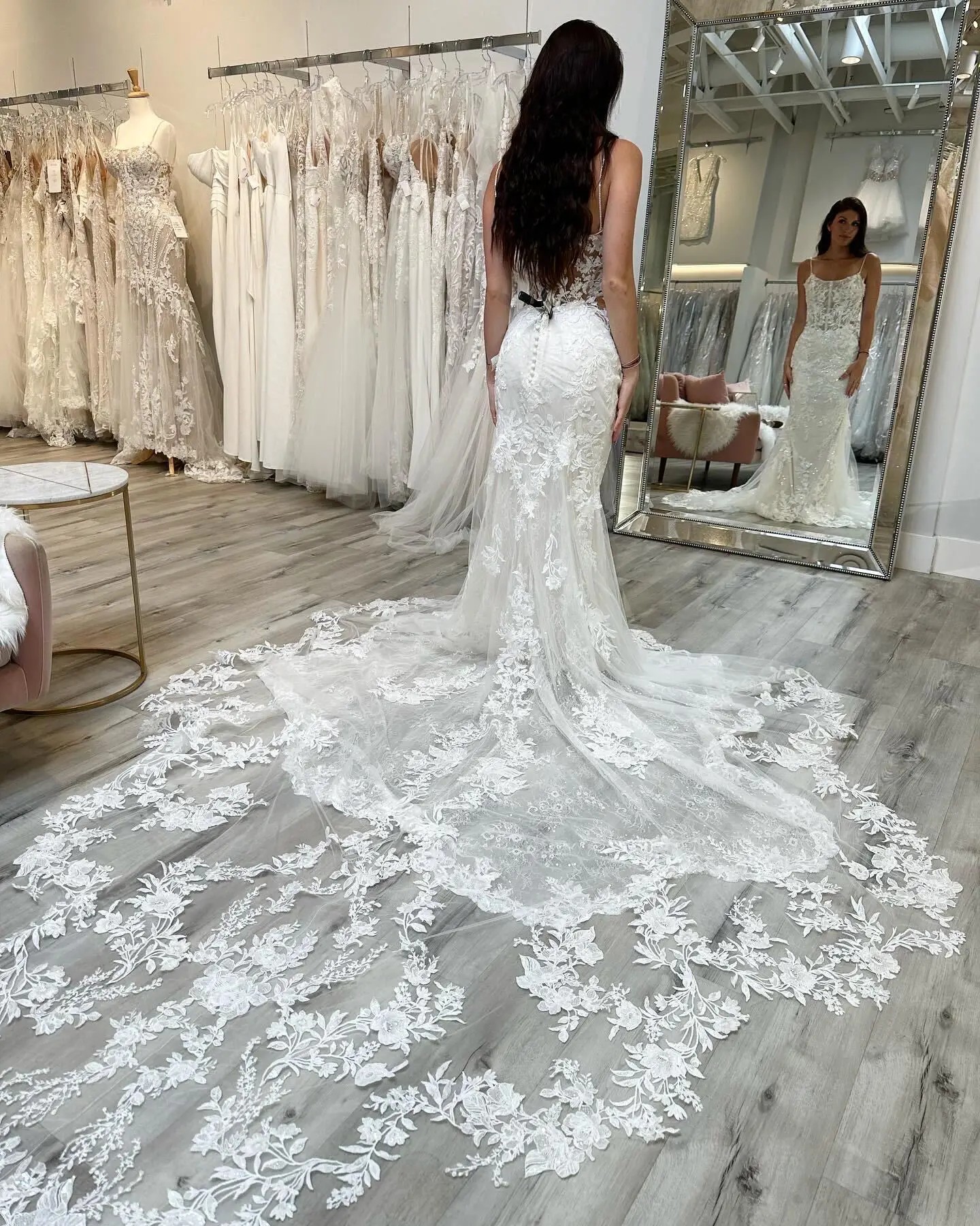 Goddess Glamour: Embrace Ethereal Beauty with the Enzoani Sibylla Wedding Dress Image