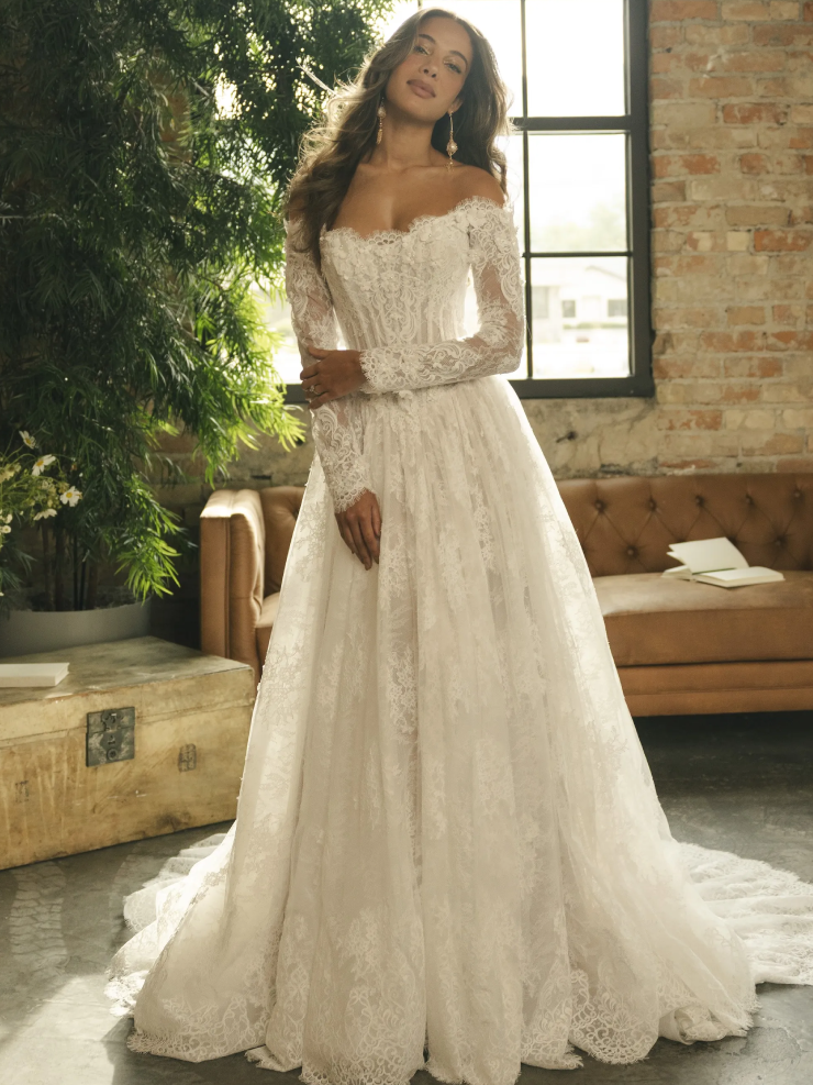 Model wearing a Maggie Sottero Bridal dress