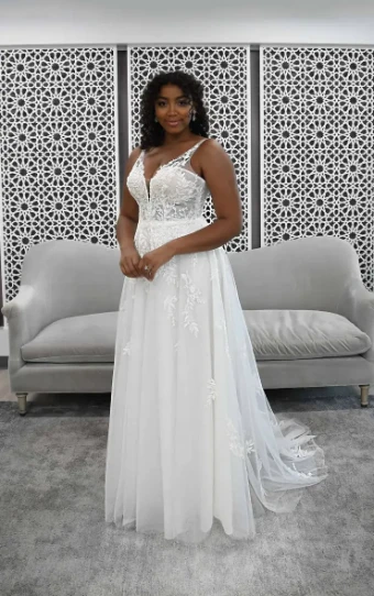 Stella York Style #7177 #11 Ivory/Ivory/Ivory thumbnail