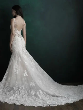 Allure Bridals Style #C504 #5 Champagne/Ivory/Nude thumbnail
