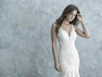 Allure Bridals Style #9651 #10 Almond/Champagne/Ivory/Nude thumbnail