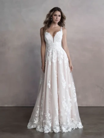 Allure Bridals Style #9811 #6 Champagne/Ivory/Nude thumbnail