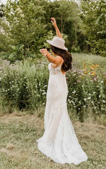 Stella York Style #7312 #12 Ivory/Honey thumbnail