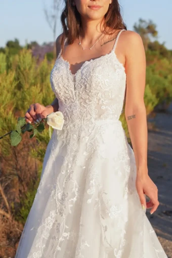 Stella York Style #7398 #10 Ivory/Biscotti thumbnail