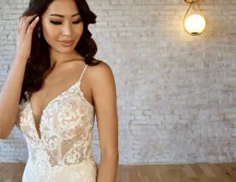 Stella York Style #7540 #15 Ivory/Almond/Porcelain thumbnail