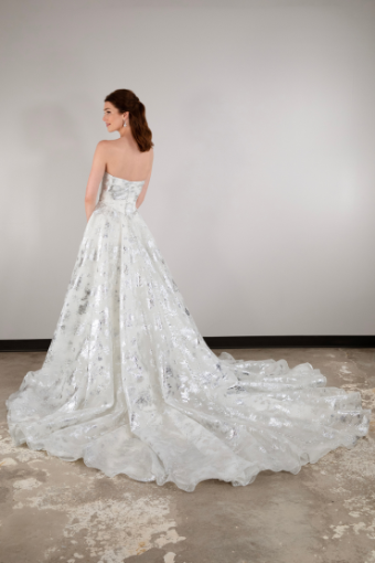 Essense of Australia Style #D3941 #9 (IV-IV) IVORY LUXE ORGANZA OVER IVORY GOWN thumbnail