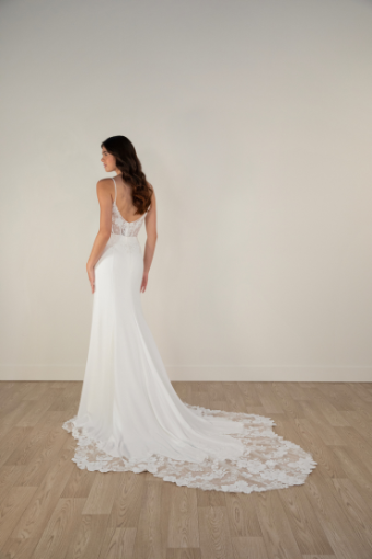 Stella York Style #7868 #10 (IV-PI) IVORY LACE OVER PURE IVORY GOWN thumbnail