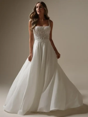 Maggie Sottero Style #AVERY #4 All Ivory (gown with Ivory Illusion) thumbnail