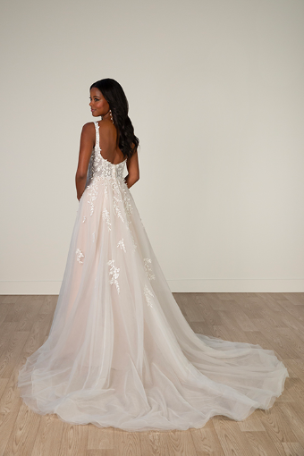 Stella York Style #7965 #9 (IVIV-PL) IVR LACE TULLE & REGAL ORGANZA OV IVR GOWN W PLN TULLE PLNG thumbnail