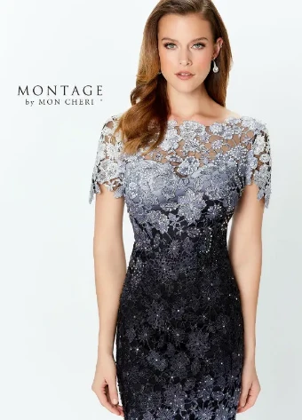 Mon Cheri Style #119958 #8 Navy/Light Blue/Multi thumbnail
