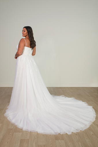Stella York Style #SY8105 #4 default (IV-BC) Ivory Lace and Tulle over Biscotti Gown thumbnail