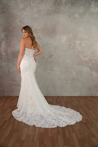 Essense of Australia Style #D4368 #7 (IV-IVR) Ivory Lace and Tulle over Ivory Gown thumbnail