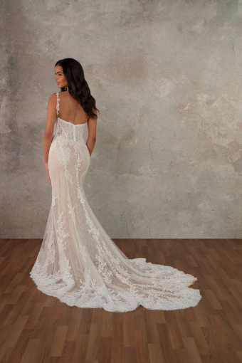 Essense of Australia Style #D4437 #7 (IV-RM) IVORY LACE AND TULLE OVER RUM GOWN thumbnail