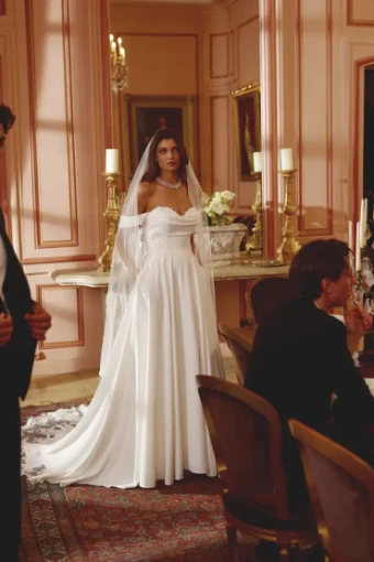 Justin Alexander Style #Julianna #3 Off White/Ivory thumbnail