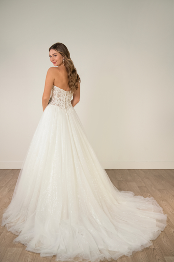 Stella York Style #SY8301 #9 (IM-IV) IVORY GOWN W MOSCATO ORGANZA LINED BODICE thumbnail
