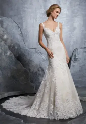 Morilee Style #8218 #3 Ivory/Champagne/Rum thumbnail