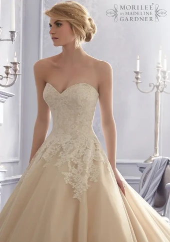 Morilee Style #2674 #1 Ivory/Champagne/Rum thumbnail