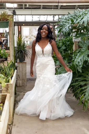 Stella York Style #7388 #7 Ivory/Almond/Porcelain thumbnail