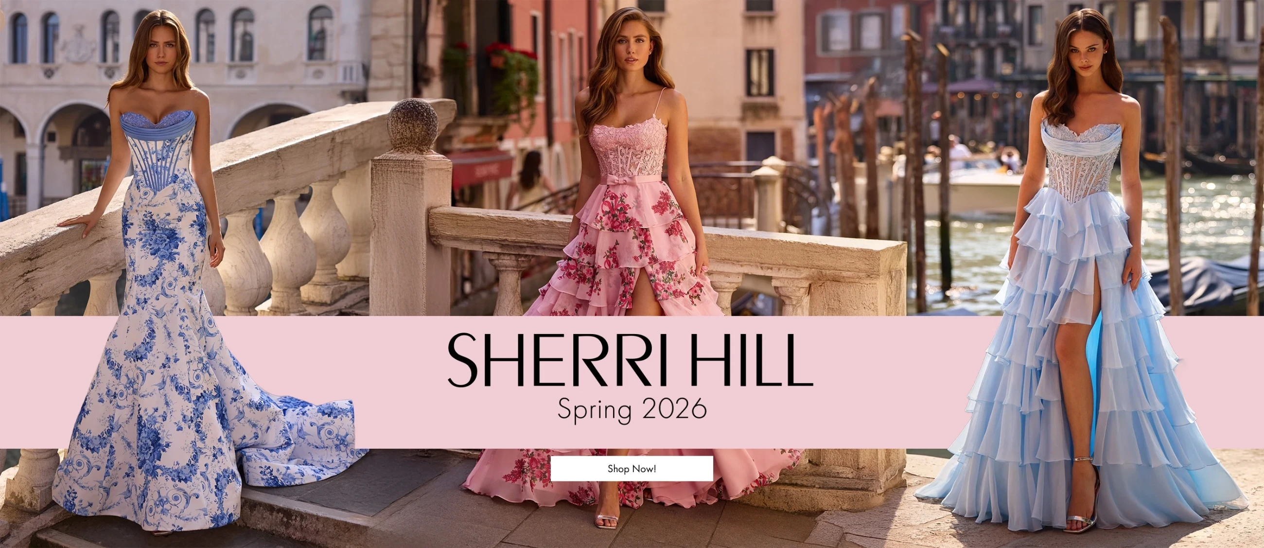 Sherri Hill Spring 2026 Banner Desktop